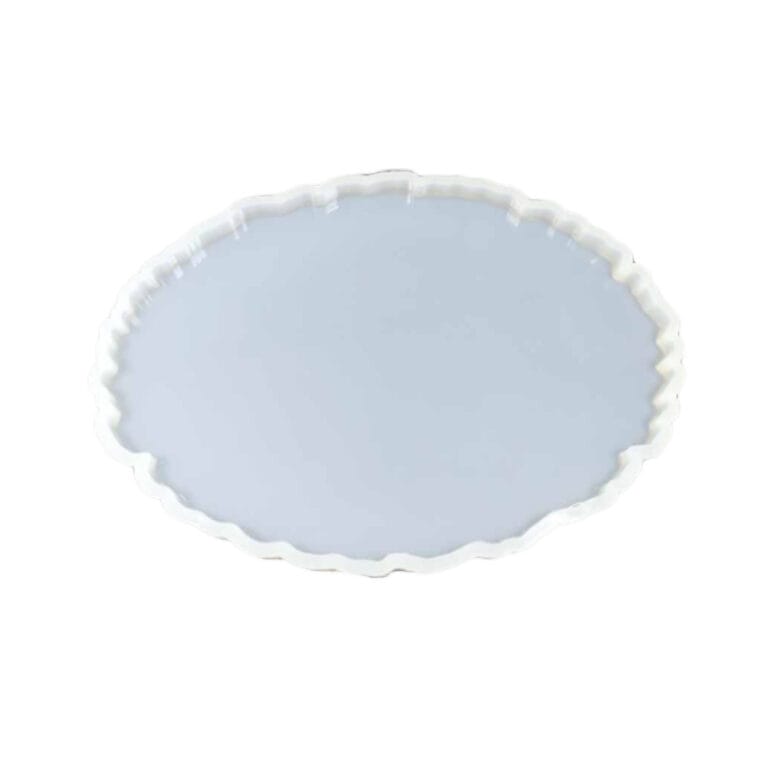 Epoksi Silikon Kalıp Oval Dalgalı Tepsi (Supla) Kalıbnı YERLİ 25x33.5 CM