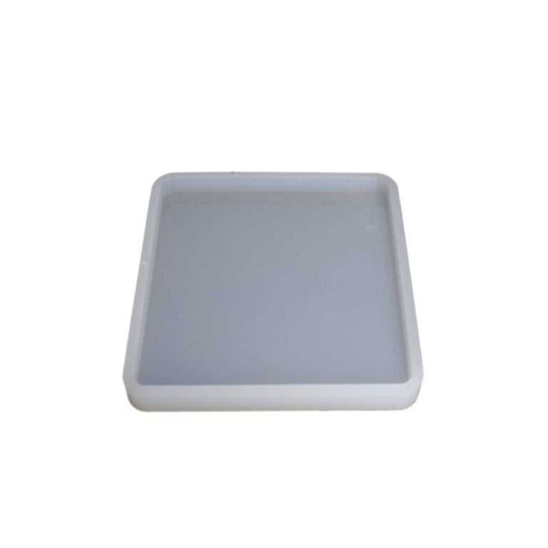 Epoksi Silikon Kalıp Kare Tabak Altlığı Kalıbı 9.8 CM
