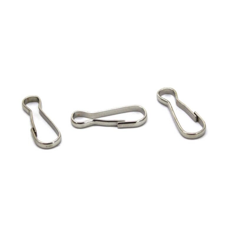Kapalı Kanca Kaplamalı 8X22 MM (50 Adet) Gümüş