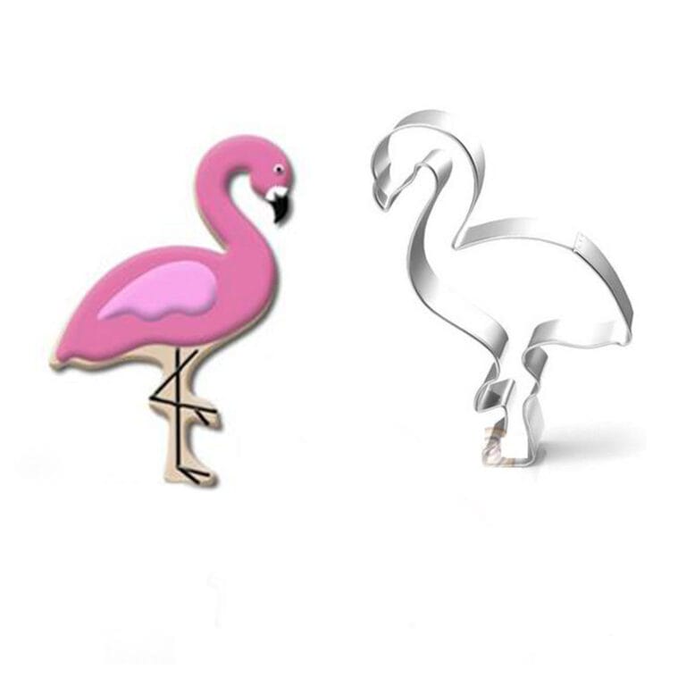 Kek Kurabiye Ve Pasta Kalıbı Metal Flamingo Şekilli 10.5X5.5 CM