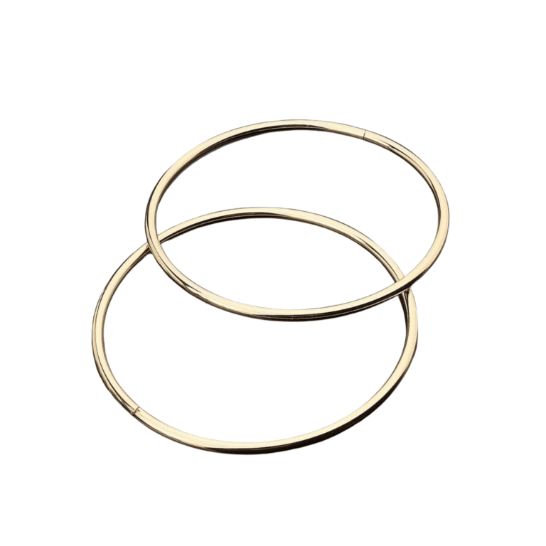 Metal Halka Çanta Halkası 6 CM (25 Adet) Gold