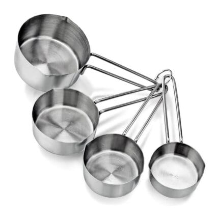 Metal Paslanmaz Ölçü Kaşıkları Ölçek Seti 4 Lü