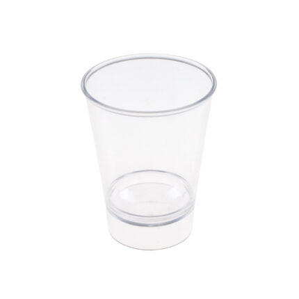 Kristal Akrilik Shot Bardağı Şeffaf 50 CC (12 Adet)